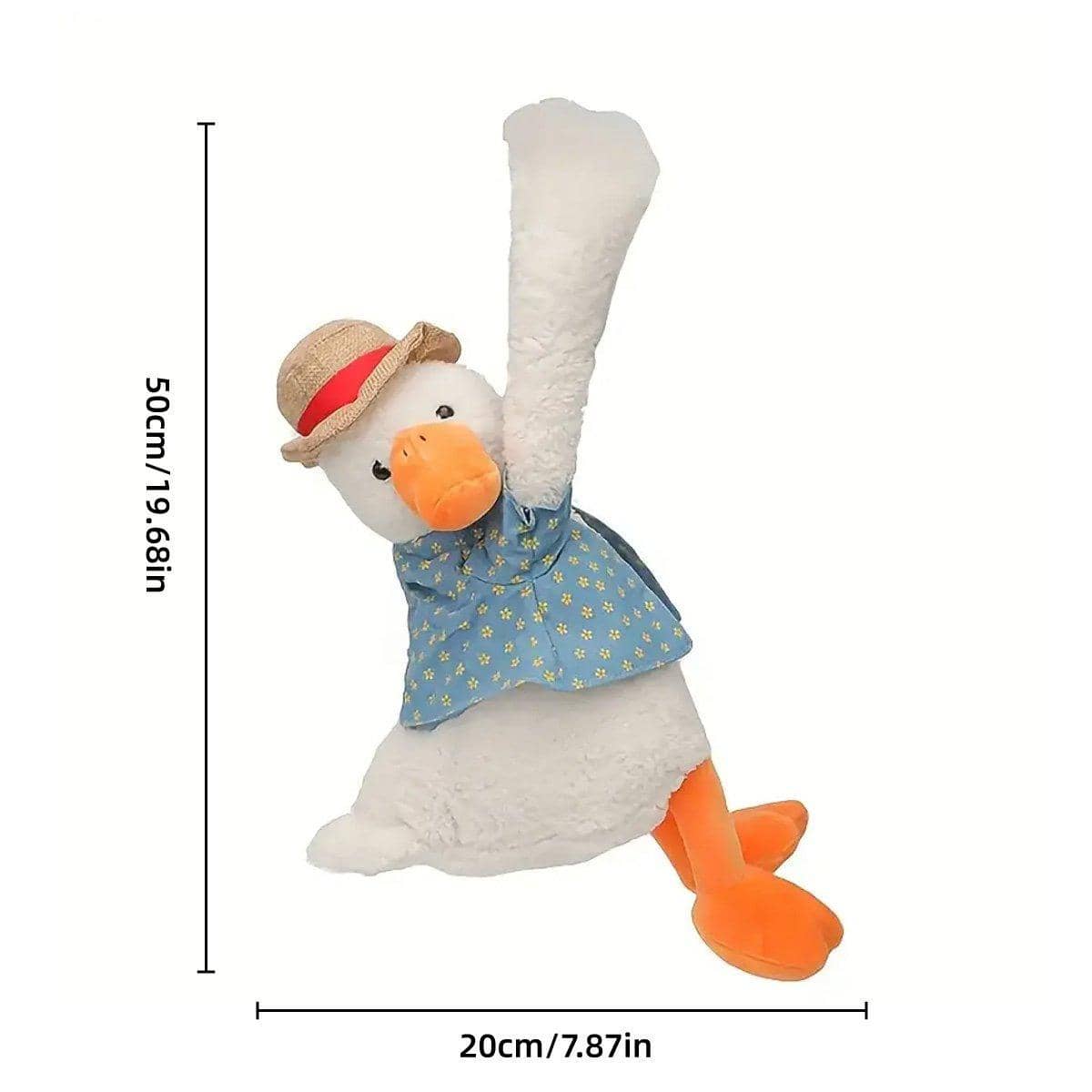 Plush Duck Car Tissue Box Holder for Headrest and Home - view 3