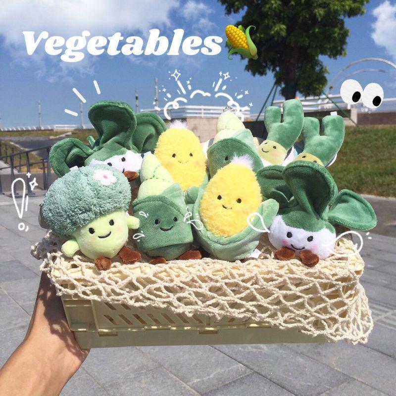 Plush Vegetable Keychain Soft Stuffed Toy Keyring - Bamboo Shoots - view 11