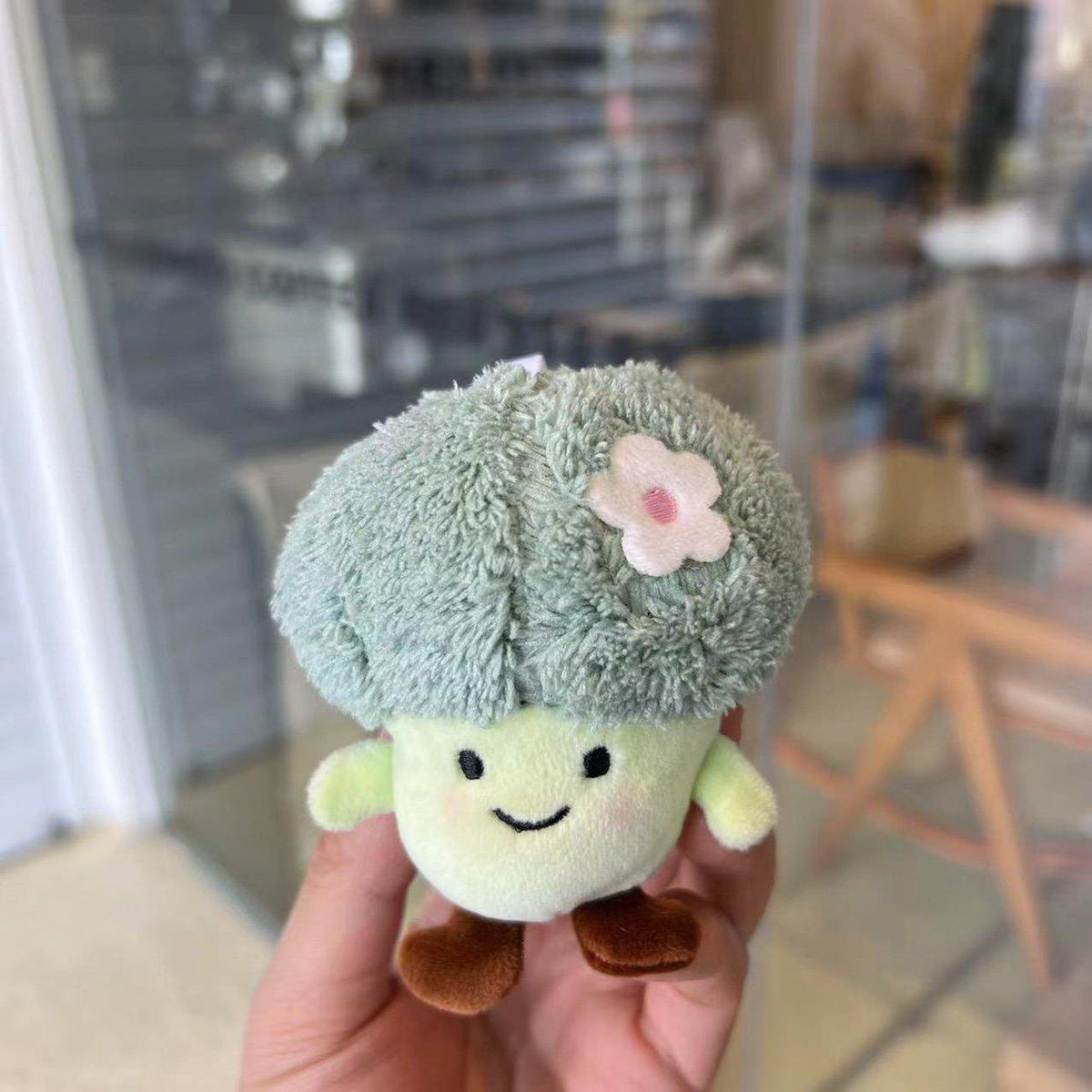 Plush Vegetable Keychain Soft Stuffed Toy Keyring - Brocoli - view 17