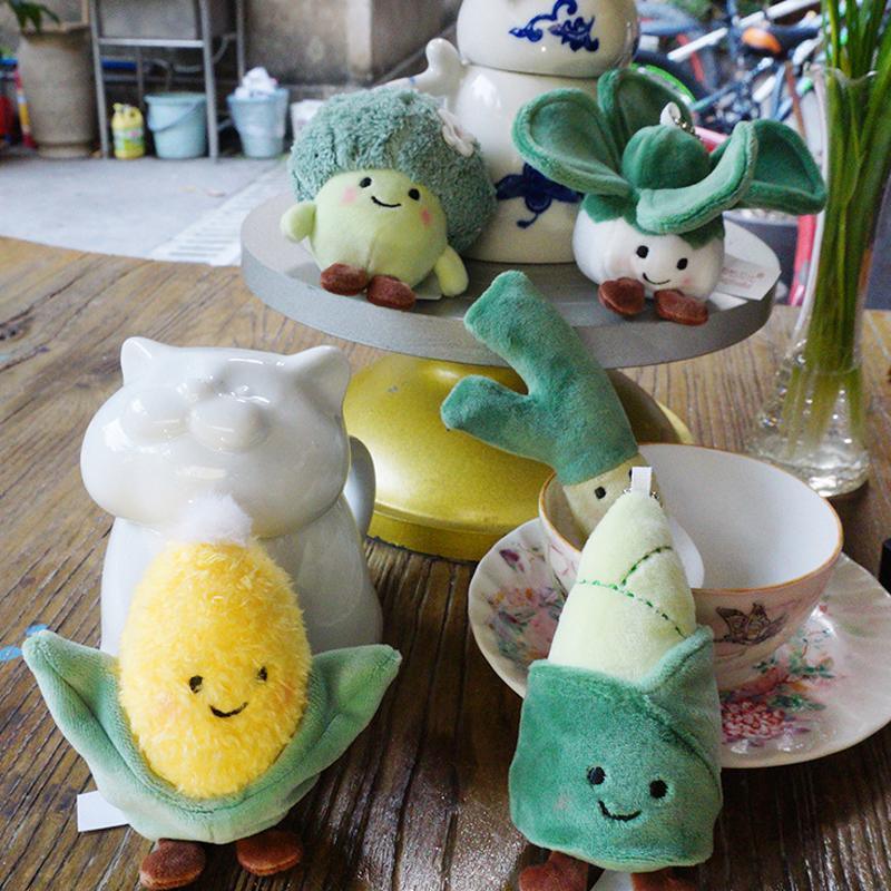 Plush Vegetable Keychain Soft Stuffed Toy Keyring - Brocoli - view 4