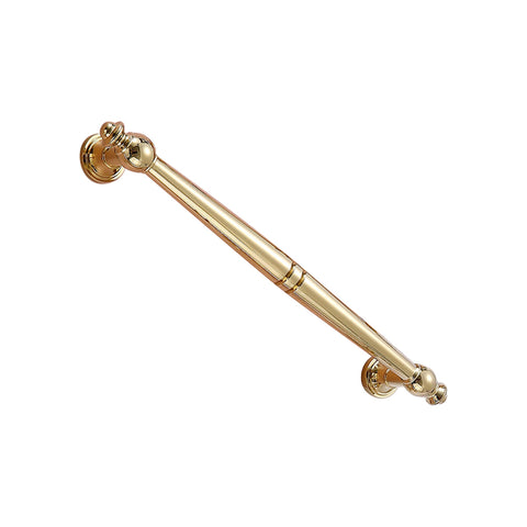 Polished Brass Wardrobe Handle, 160 mm Hole Spacing - Gold