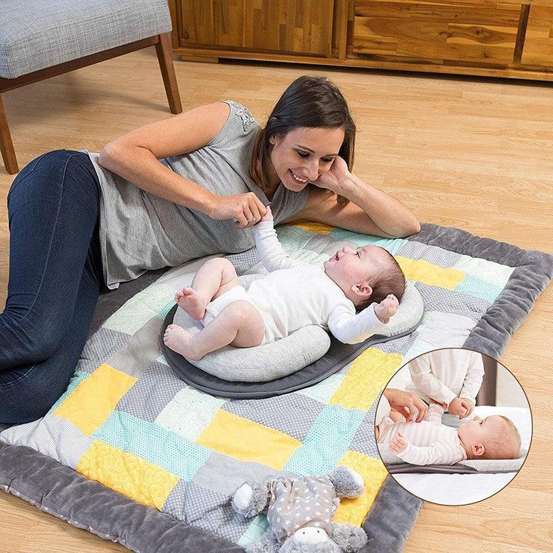 Portable Baby Nest Bed, Folding Newborn Cot Mattress for Travel - Blue - view 8