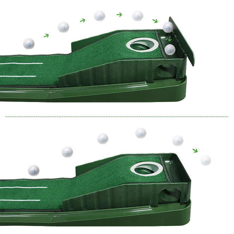 Portable Golf Putting Mat with Automatic Ball Return - view 5