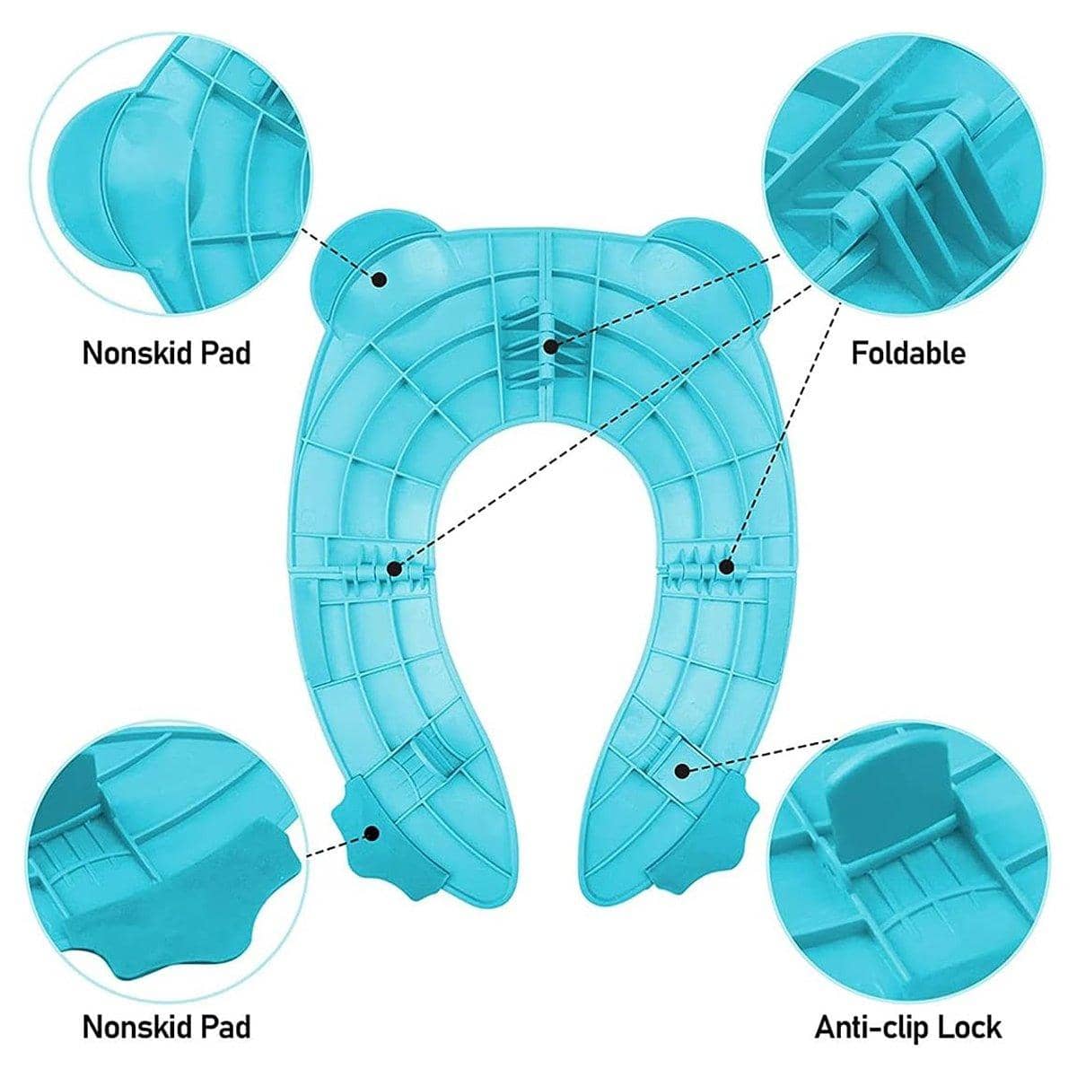 Portable Kids Toilet Seat for Toddler Potty Training - view 5