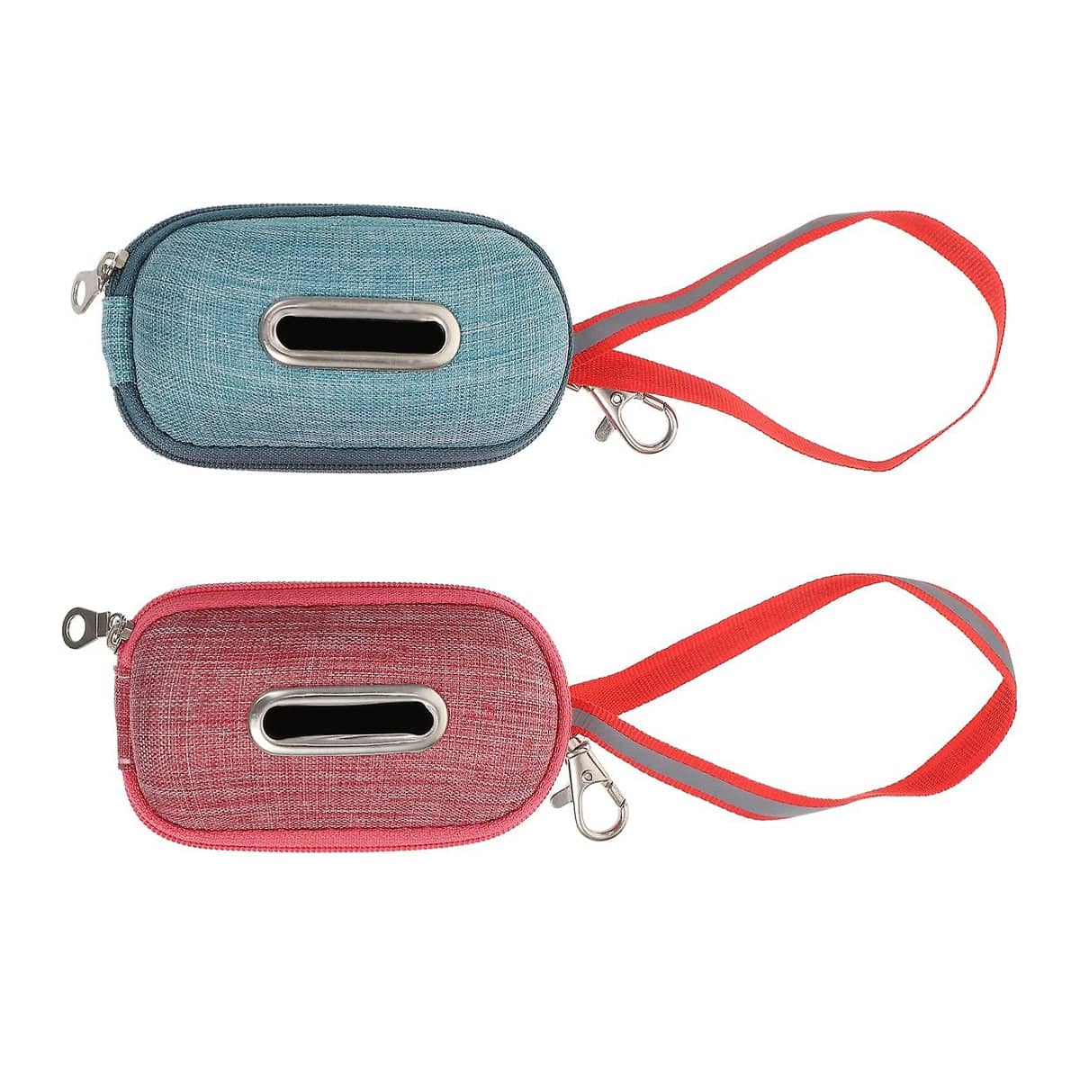 Portable Pet Waste Bag Dispenser with Clip, 11 x 6cm - Blue - view 3