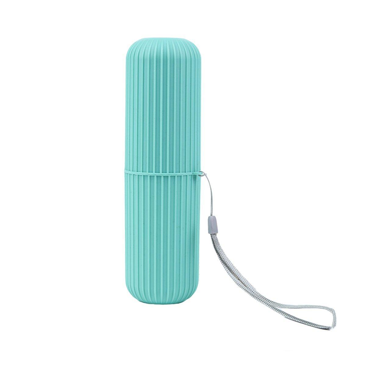 Portable Toothbrush and Toothpaste Travel Case - Mint Green