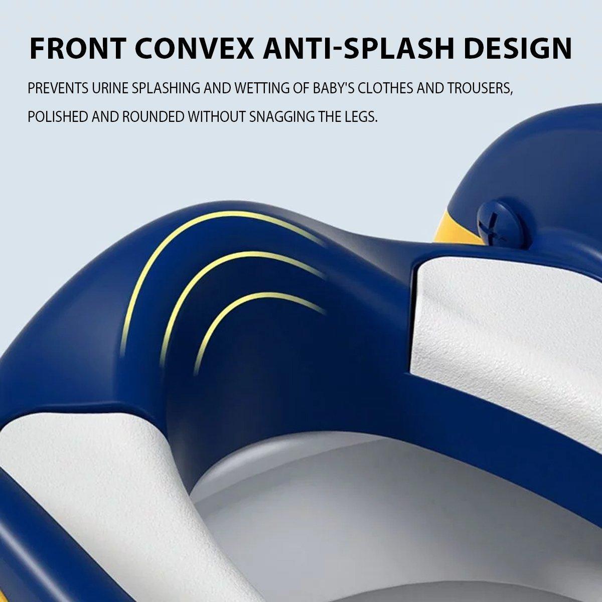 Potty Training Toilet Seat with Ladder and Step Stool - Navy Blue - view 5