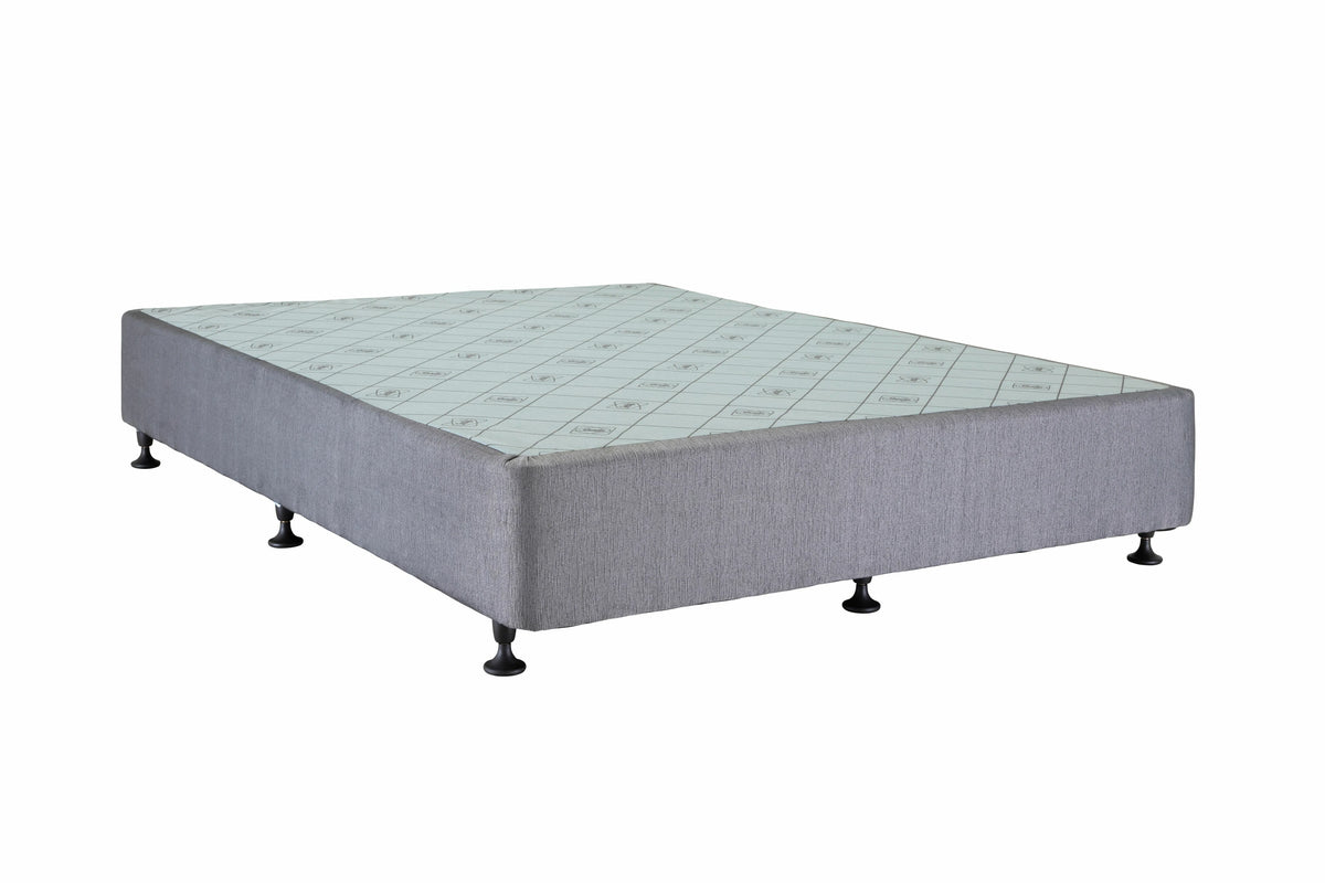 Sealy Long Single Endurance Base - Charcoal Fabric, DuraFlex Modules, Made in Australia - 726998