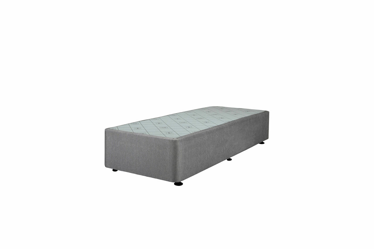 Sealy King Single Spacesaver Bed Base - Left Drawers, Patented Module Support, Charcoal - 728148