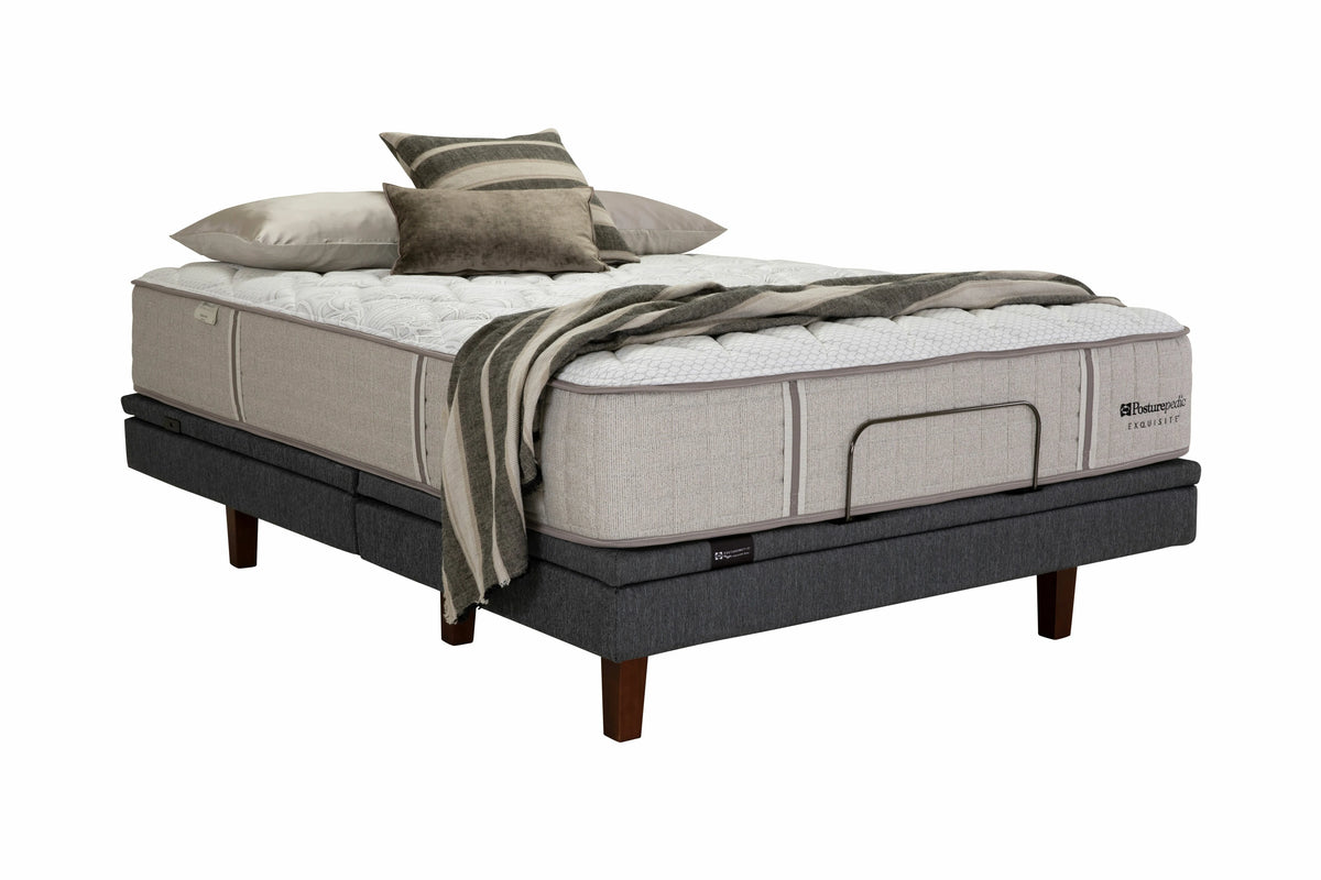 Sealy Posturepedic Sophia Flex firm double mattress - 3 Stage Titanium RestSUPPORT, wool blend - 735574