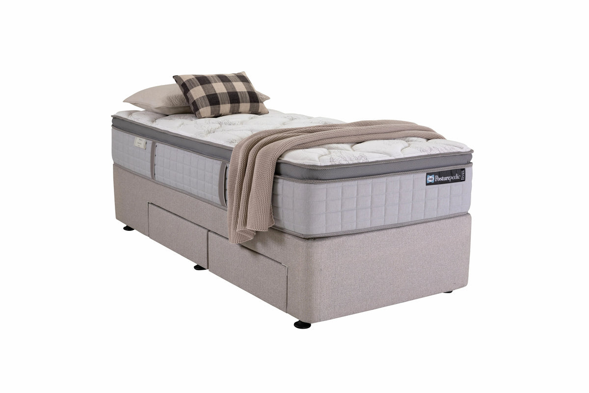 Sealy Posturepedic Summer Flex Plush Long Single Mattress - 2 Stage Titanium AlignSupport - 735577