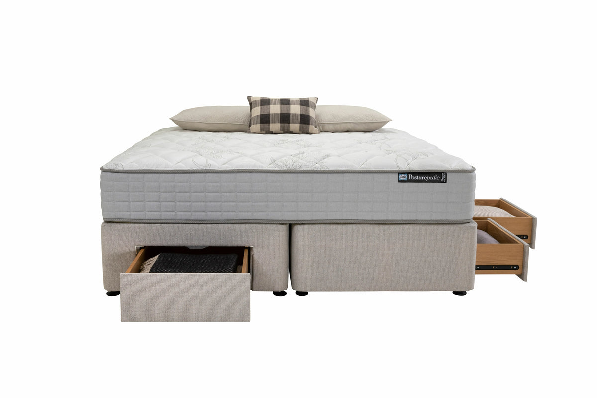 Sealy Posturepedic Summer Flex Firm Super King Mattress - Titanium AlignSupport, Firm Foam - 735598