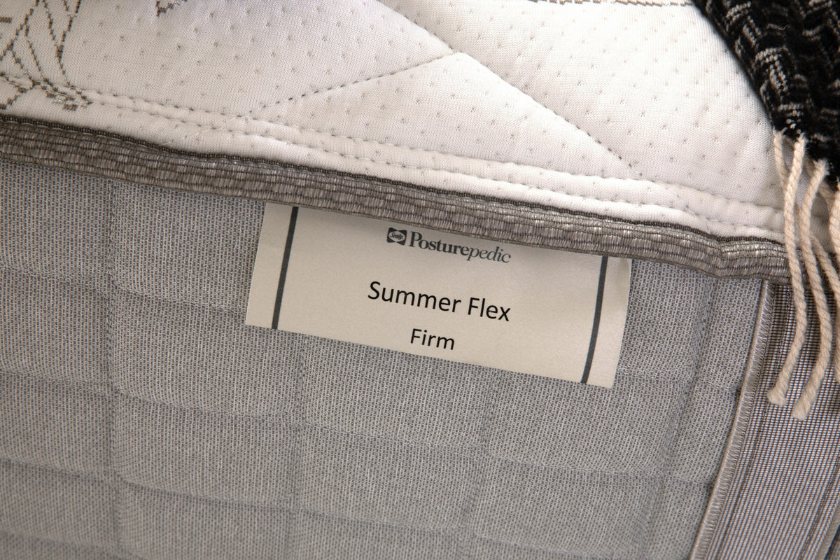 Sealy Posturepedic Summer Flex Firm Super King Mattress - Titanium AlignSupport, Firm Foam - 735598