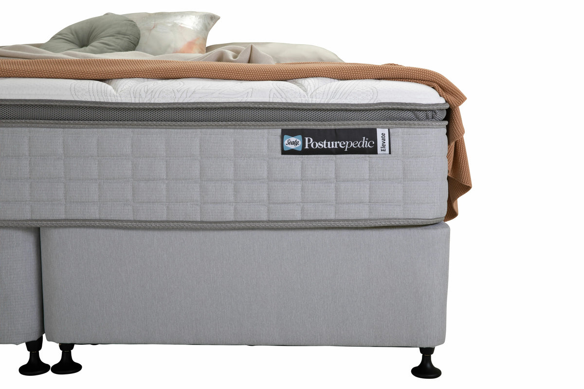 Sealy Posturepedic Laynee Flex Plush Super King Mattress - Titanium AlignSupport, Sense Material - 735614