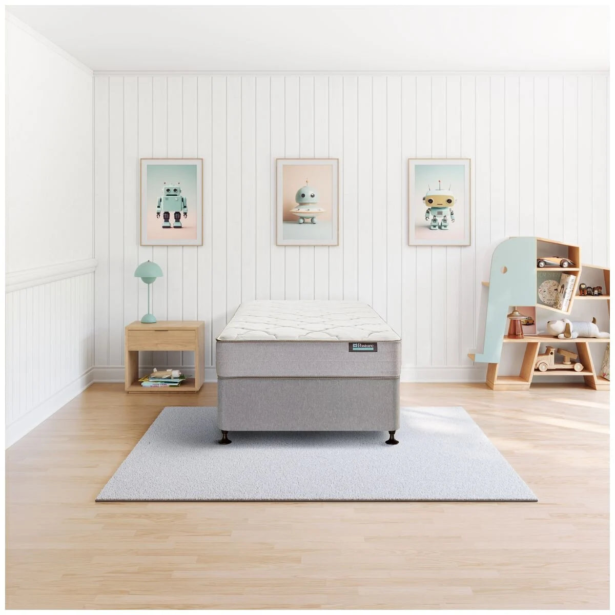 Sealy Banjo single mattress - medium feel, 338 PostureTech coils, EdgeGuard - BJO-MED-SGL