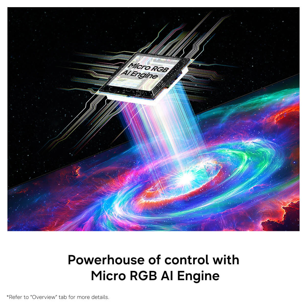 Samsung 75-inch Micro RGB R85H 4K Smart TV - 100Hz, Micro RGB AI Engine, Tizen - MRA75R85HAWXXY