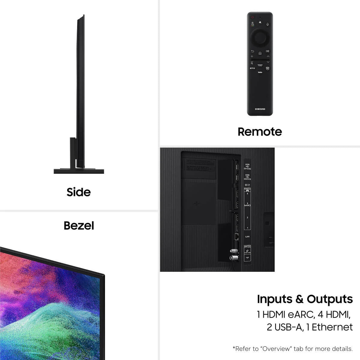 Samsung 85-inch Micro RGB R85H 4K Smart TV - 100Hz, Full Array Dimming, HDR10+ - MRA85R85HAWXXY