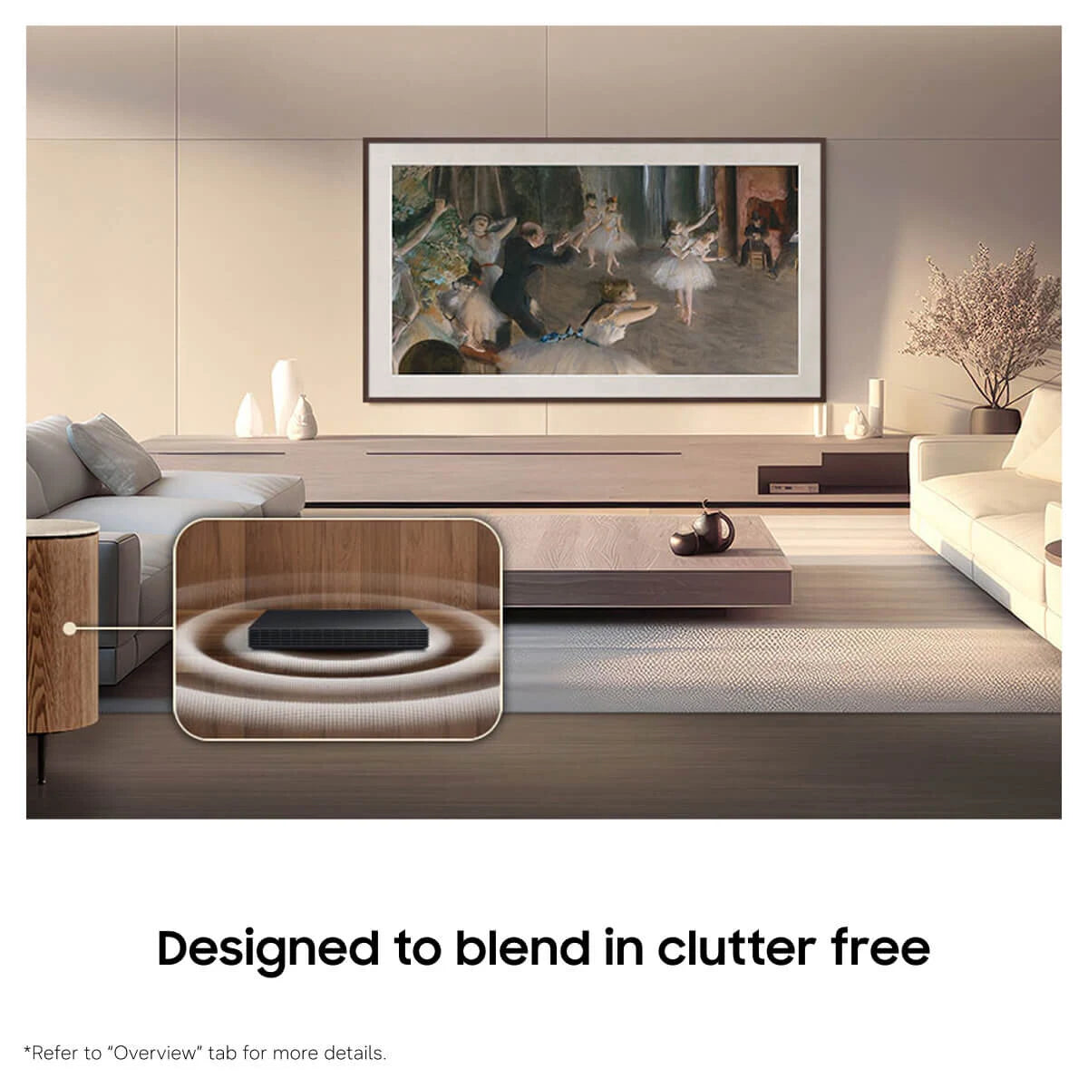 Samsung The Frame Pro 55 Inch Neo QLED 4K Smart TV - Mini LED, Art Mode, Vision AI - QA55LS03HWWXXY