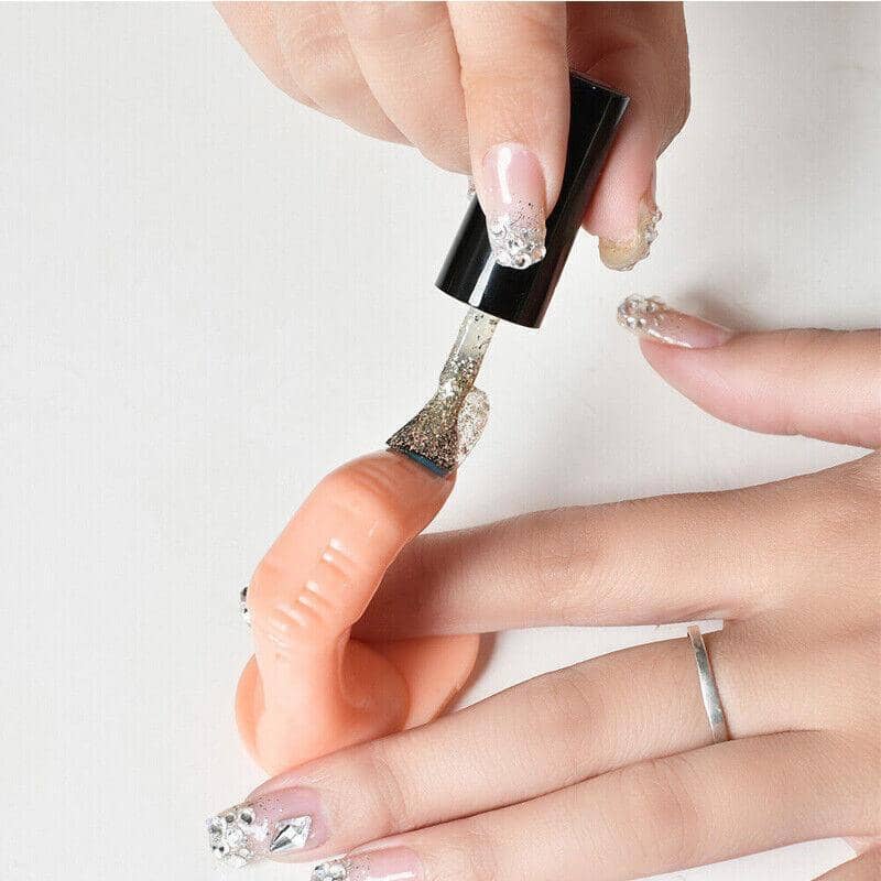 Practice Fake Fingers for Nail Art Training, Pack of 5 Display Hands - view 5