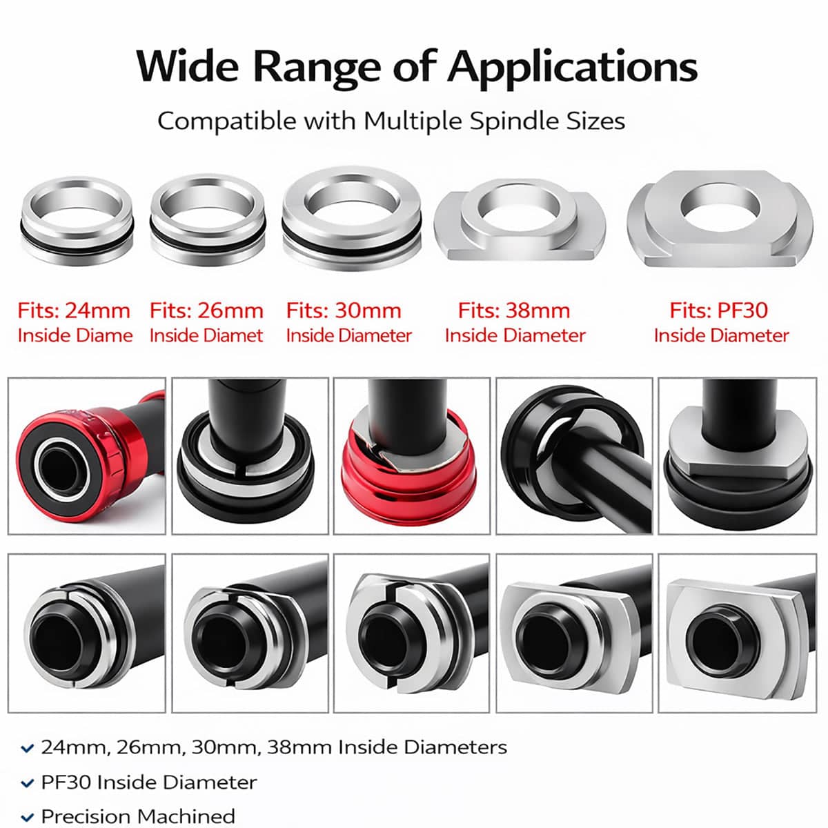 Press-Fit Bike Bottom Bracket Tool Kit for BB86, BB30, BB92 and PF30 - view 5