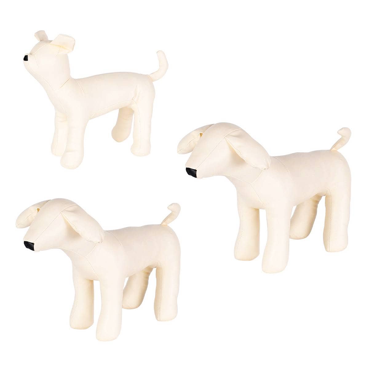 PU Leather Dog Mannequin Display Stand for Pet Clothing - Size S (Chest 30 cm) - view 3
