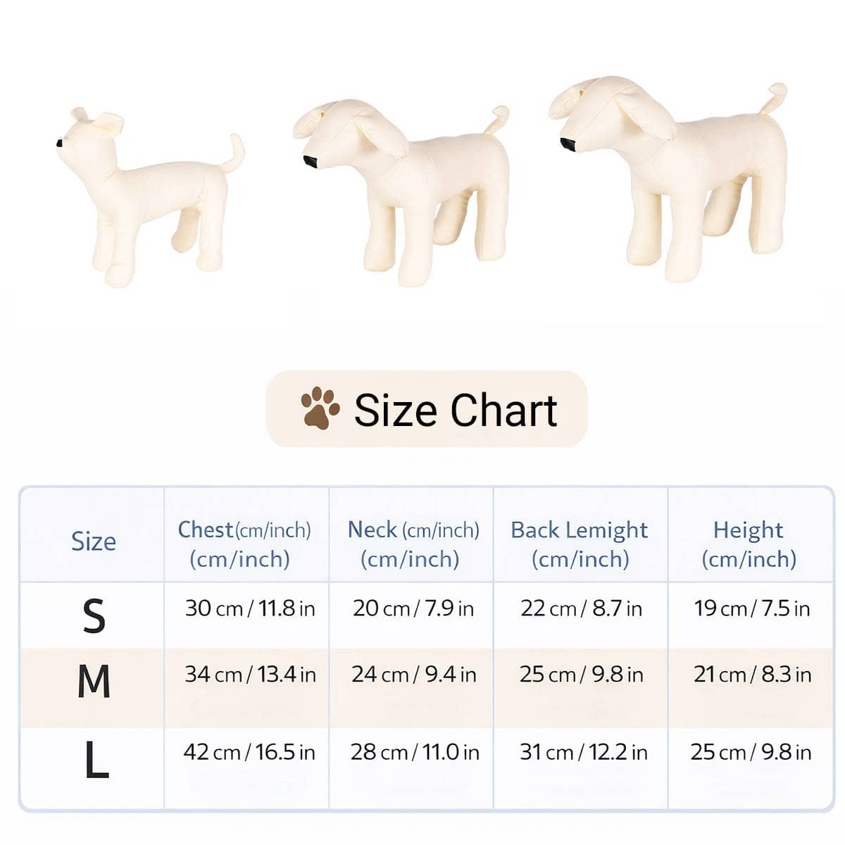 PU Leather Dog Mannequin Display Stand for Pet Clothing - Size S (Chest 30 cm) - view 4