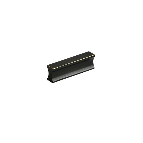 Pure Copper Cabinet Handle - Black Bronze, 32mm Hole Spacing