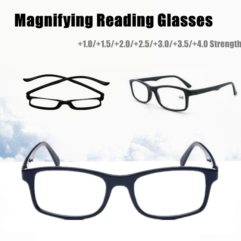 Reading Glasses 6 Pairs Black Wayfarer Frame, Men and Women - +2.00 Strength - view 2