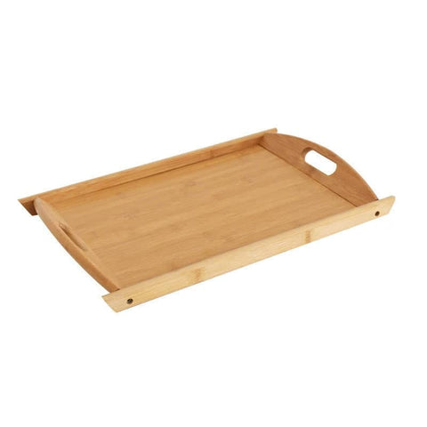 Rectangular Bamboo Serving Tray - 38 x 26 x 3 cm