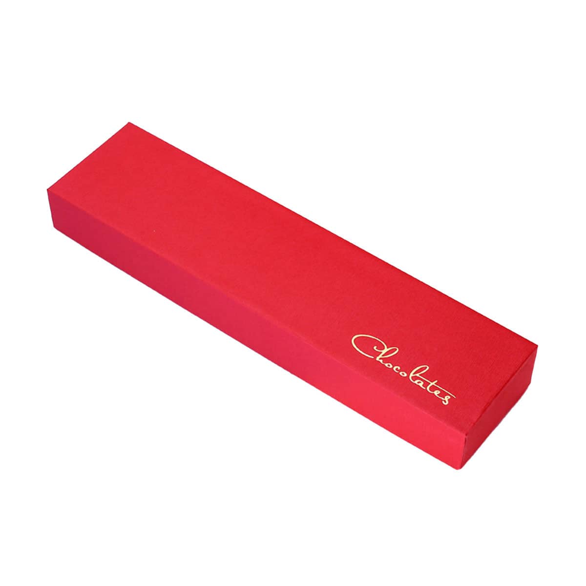 Rectangular Chocolate Gift Boxes, 7-Slot, Pack of 10 - Red