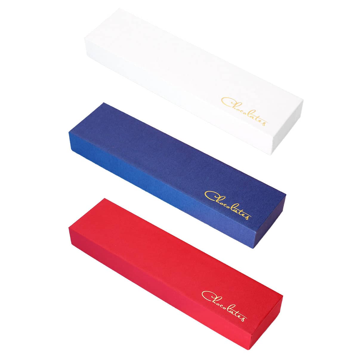 Rectangular Chocolate Gift Boxes, 7-Slot, Pack of 10 - Red - view 3