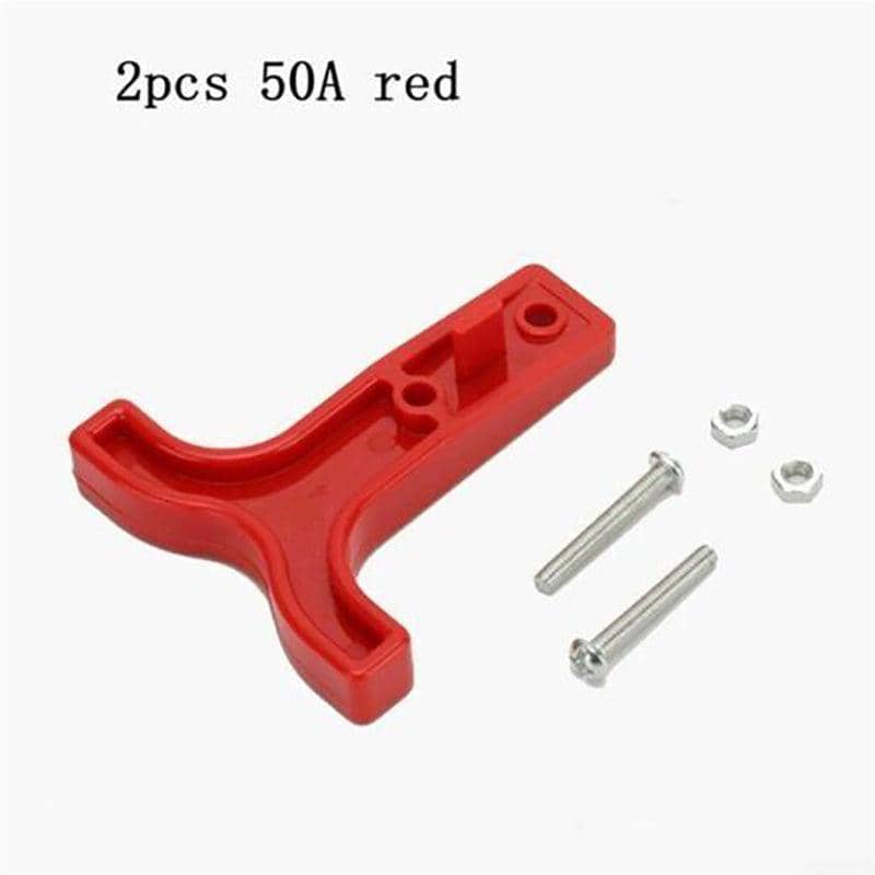 Red T-Bar Handles for 50 Amp Anderson Style Plug Connectors - Pack of 10 - view 3