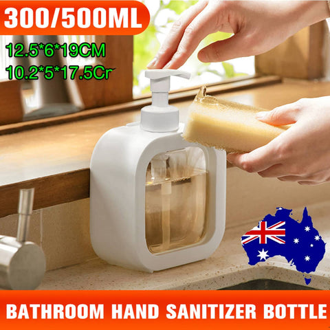 Refillable Plastic Pump Bottle for Soap, Shampoo and Lotion - 500 ml