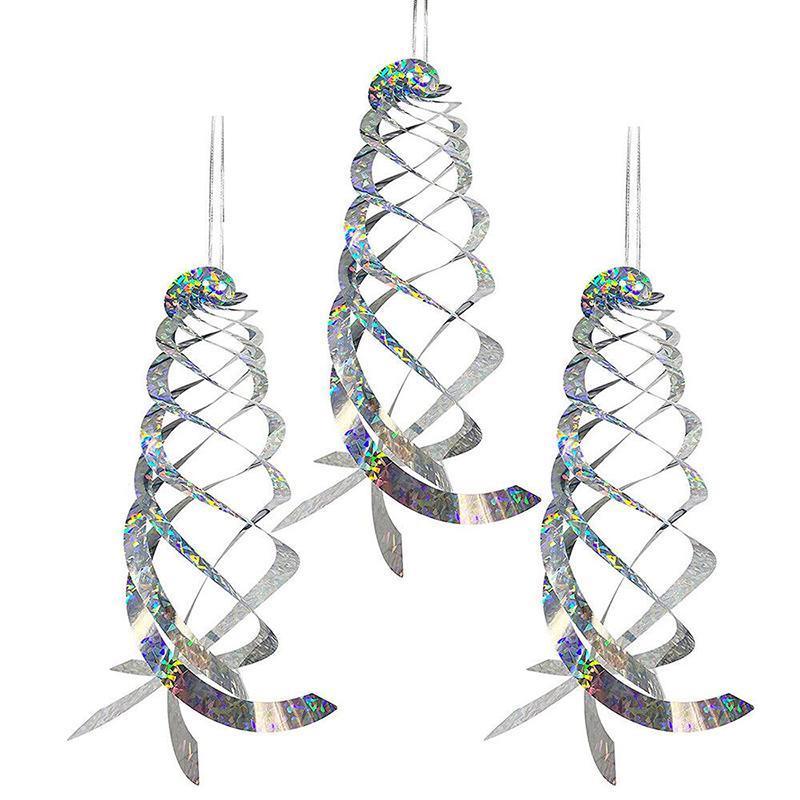 Reflective Bird Deterrent Spinners - Pack of 3