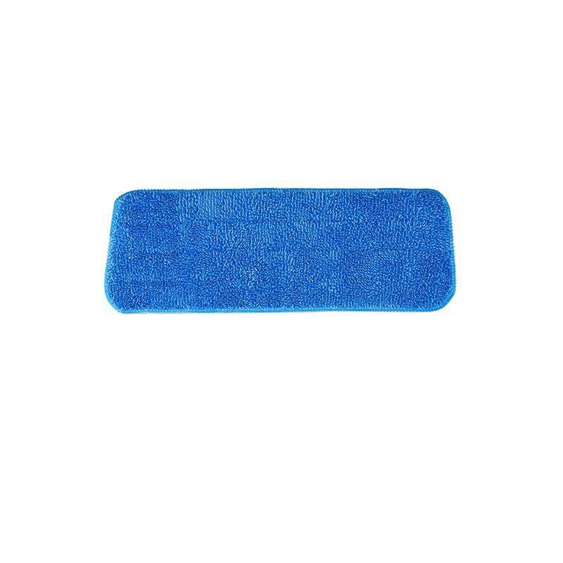 Replacement Microfibre Flat Mop Head Refill Pad - Blue