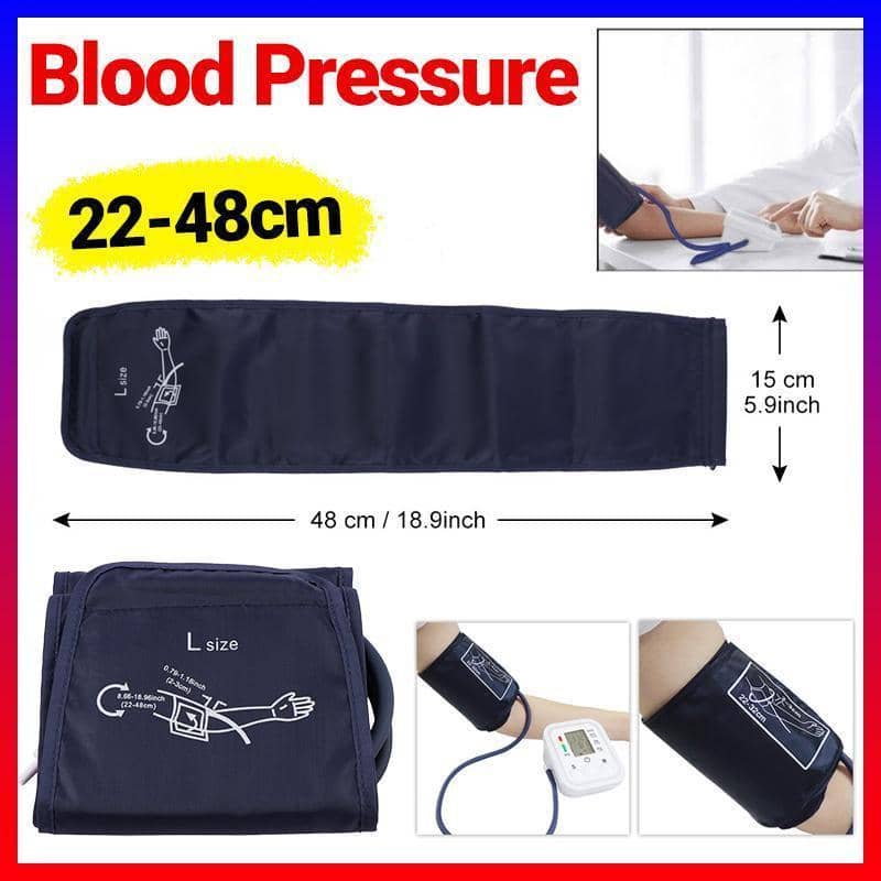 Replacement Upper Arm Cuff 22 to 48 cm for Digital Blood Pressure Monitors