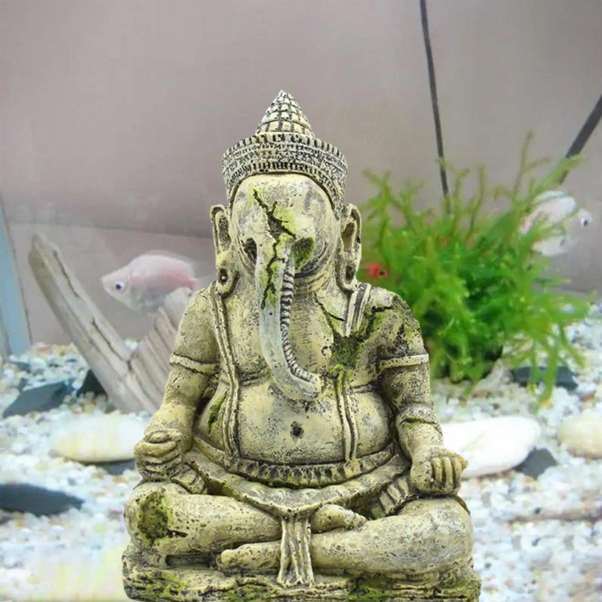 Resin Aquarium Ornament Fish Tank Decoration - Ganesha - view 8