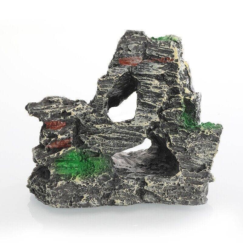 Resin Aquarium Rock Cave Ornament - Tall Arch Peak, 11.5 x 6 x 11.5 cm - view 5