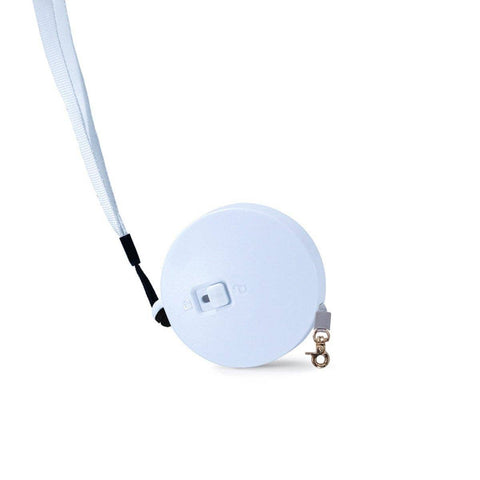 Retractable Pet Leash for Small Pets, 2 m - White