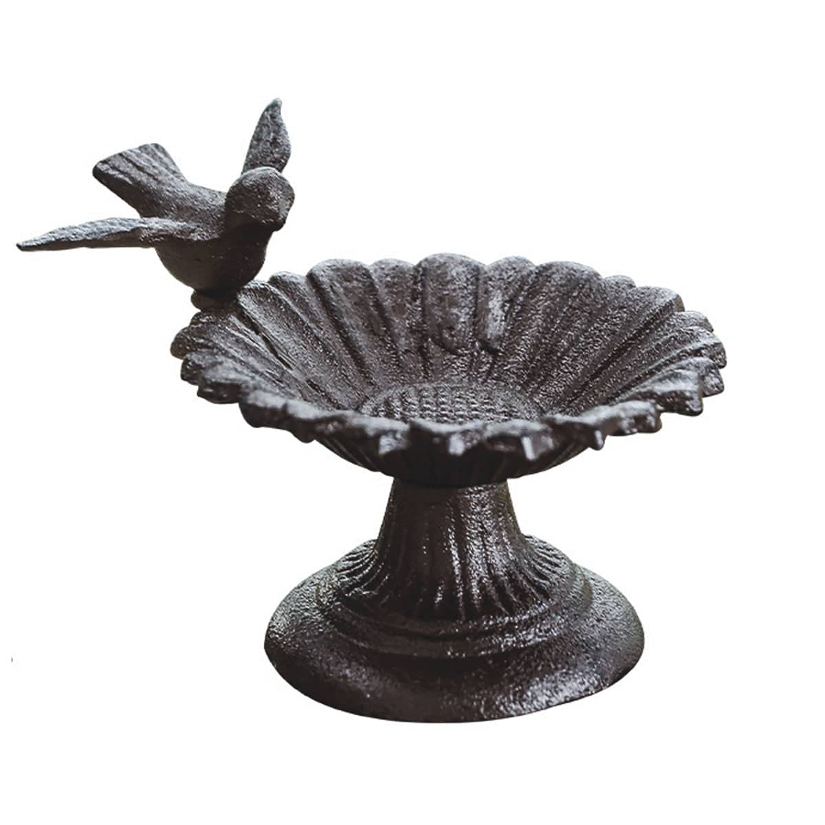 Retro Petal Shaped Cast Iron Bird Feeder Hanging Decorative Outdoor Garden Feeding - view 2