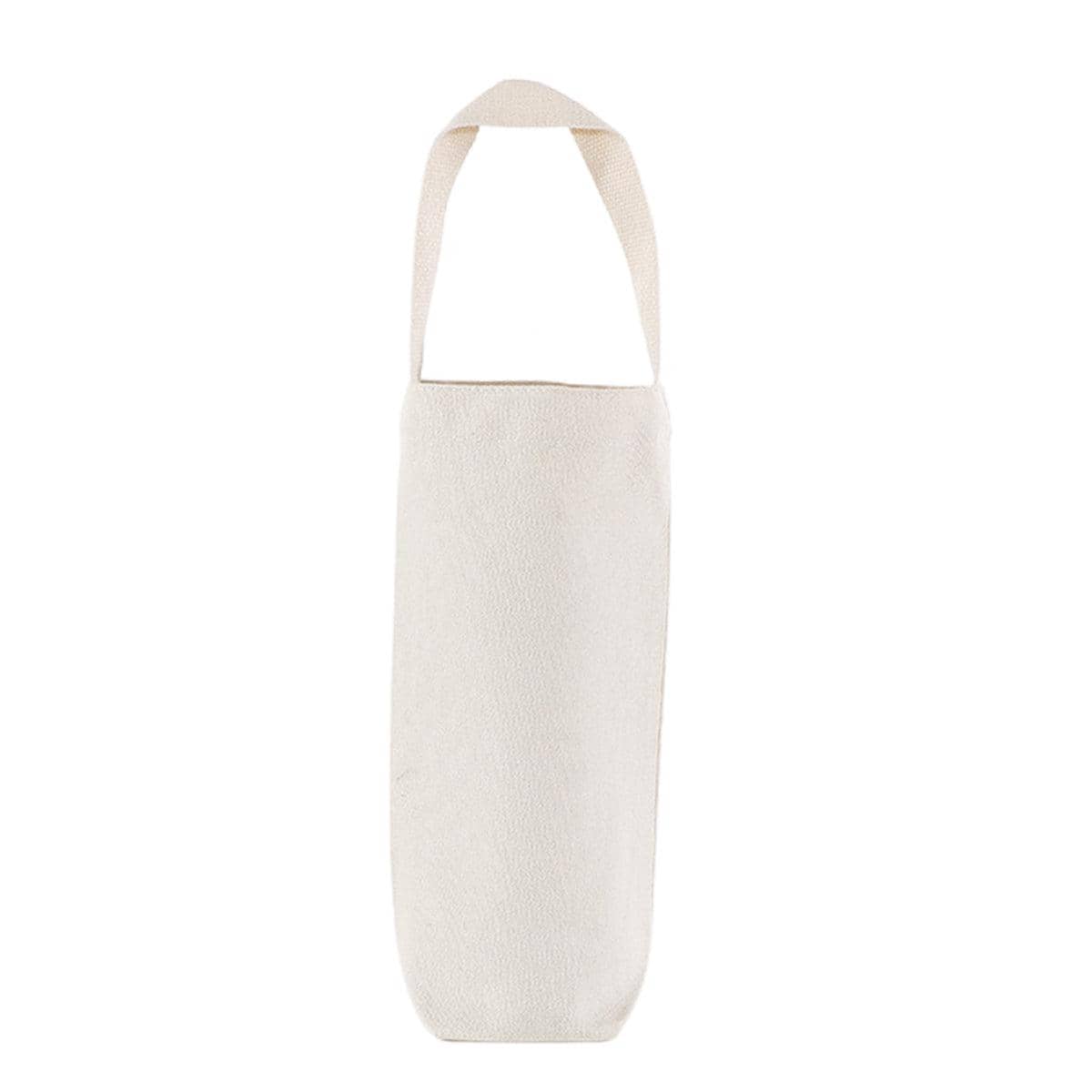 Reusable Canvas Wine Bag with Handles for Gifts, Pack of 10 - 30 x 14 x 8 cm