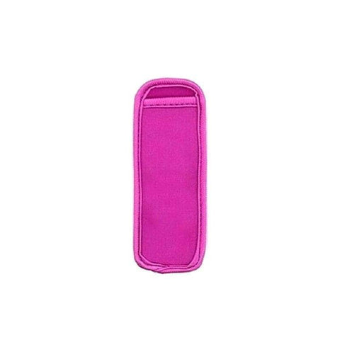 Reusable Icy Pole Holders, Ice Lolly Sleeves for Kids - Dark Pink
