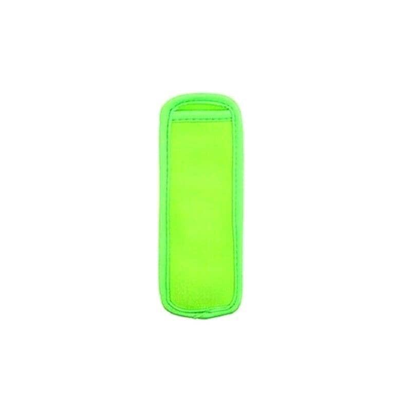 Reusable Icy Pole Holders, Ice Lolly Sleeves for Kids - Green