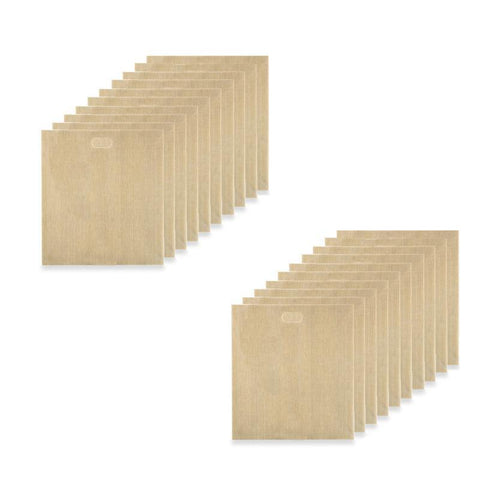 Reusable Toaster Bags for Sandwiches, 16 x 16.5 cm - Pack of 20