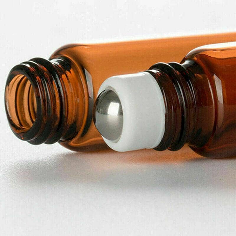 Roller Bottles Amber Glass - Small (5ml), Pack of 20 - view 5