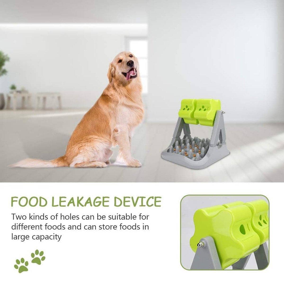 Roller Slow Feeder Dog Toy for Dogs - Green - view 5