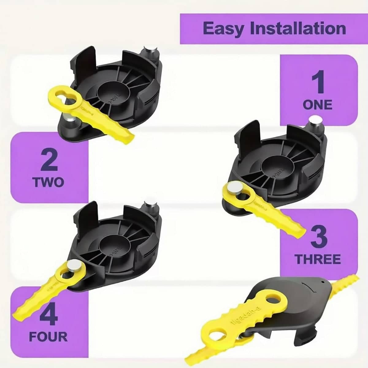 Rotary Trimmer Head Replacement Blades Kit 11 Piece for Weed Eaters - view 5
