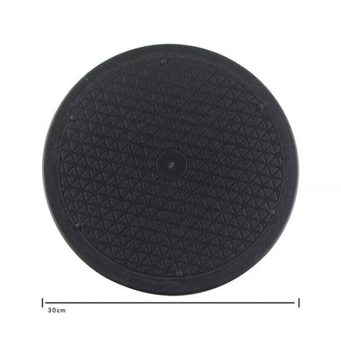 Rotating Lazy Susan Turntable Stand, Heavy Duty - 30 cm, Black