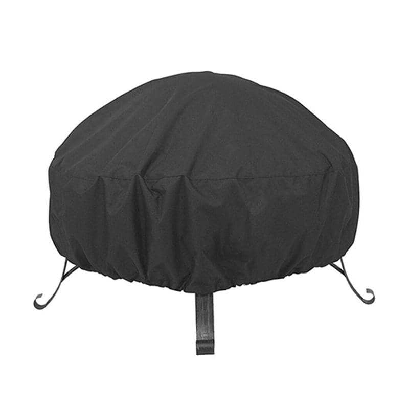 Round Fire Pit Cover, 210D Waterproof - 122 x 46 cm