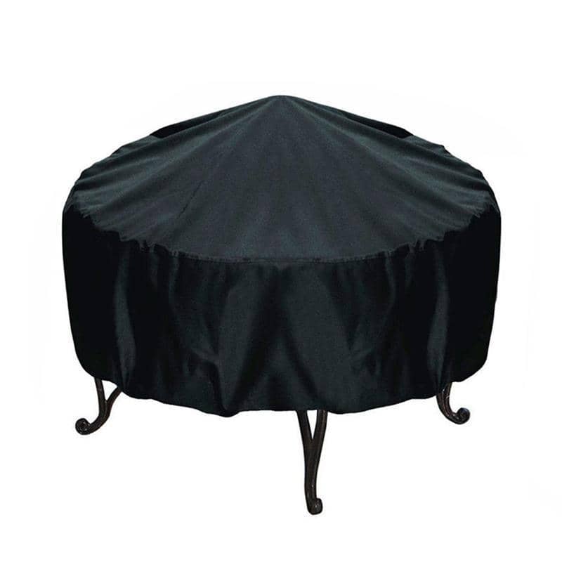 Round Fire Pit Cover, 210D Waterproof - 122 x 46 cm - view 3